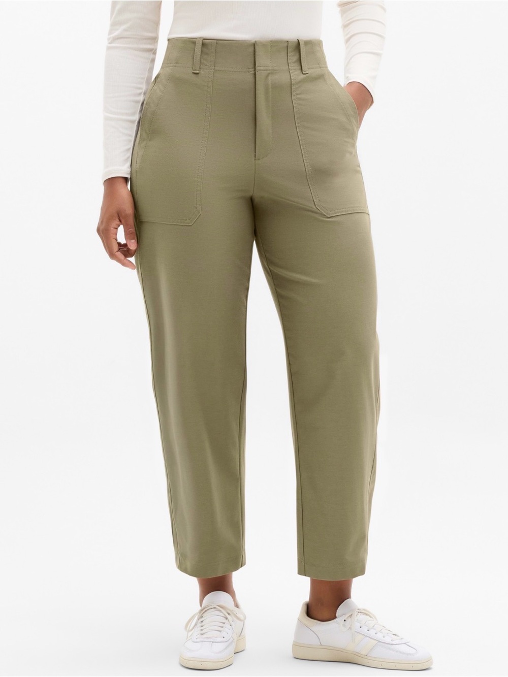 NWT Athleta Skyline High Rise Barrel Leg Pant